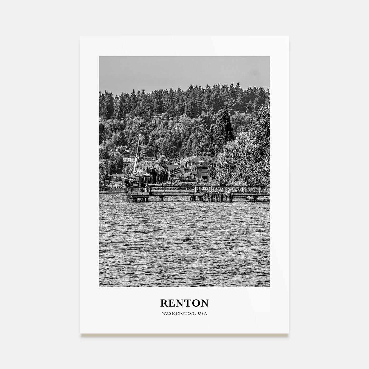 Renton Portrait B&W Poster