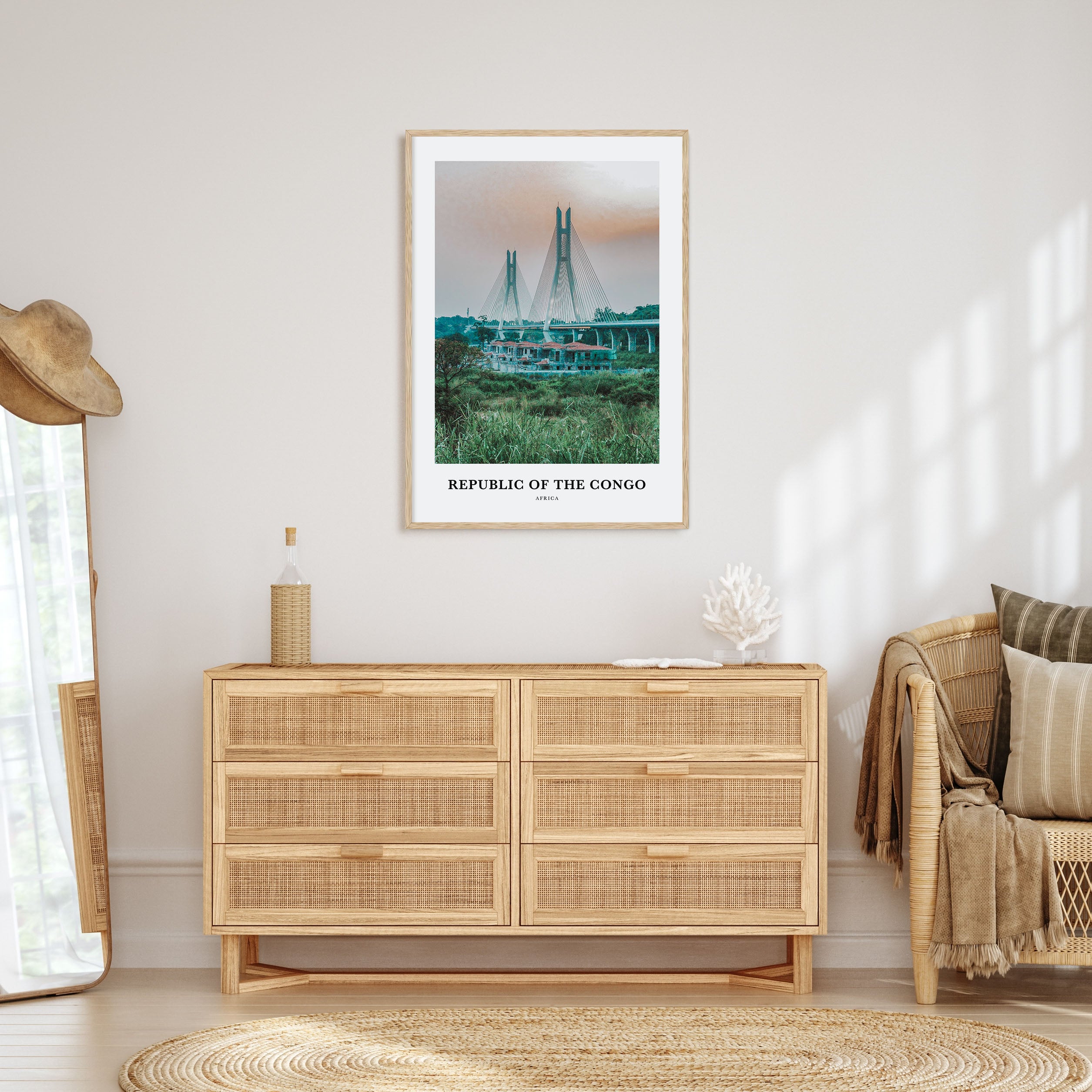 Republic of the Congo Portrait Color Poster