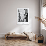 Rethymno Portrait B&W Poster