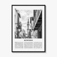 Rethymno Print Black and White, Rethymno Wall Art, Rethymno Poster, Rethymno Photo, Rethymno Wall Décor, Ρέθυμνο, Greece, Crete