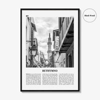 Rethymno Print Black and White, Rethymno Wall Art, Rethymno Poster, Rethymno Photo, Rethymno Wall Décor, Ρέθυμνο, Greece, Crete