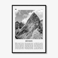 Reunion Print Black and White, Réunion Wall Art, Réunion Poster, Réunion Photo, Réunion Wall Decor, Reunion, La Réunion, Île Bourbon, Africa