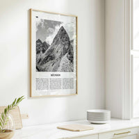 Reunion Print Black and White, Réunion Wall Art, Réunion Poster, Réunion Photo, Réunion Wall Decor, Reunion, La Réunion, Île Bourbon, Africa