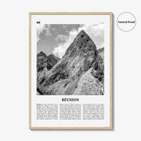 Reunion Print Black and White, Réunion Wall Art, Réunion Poster, Réunion Photo, Réunion Wall Decor, Reunion, La Réunion, Île Bourbon, Africa