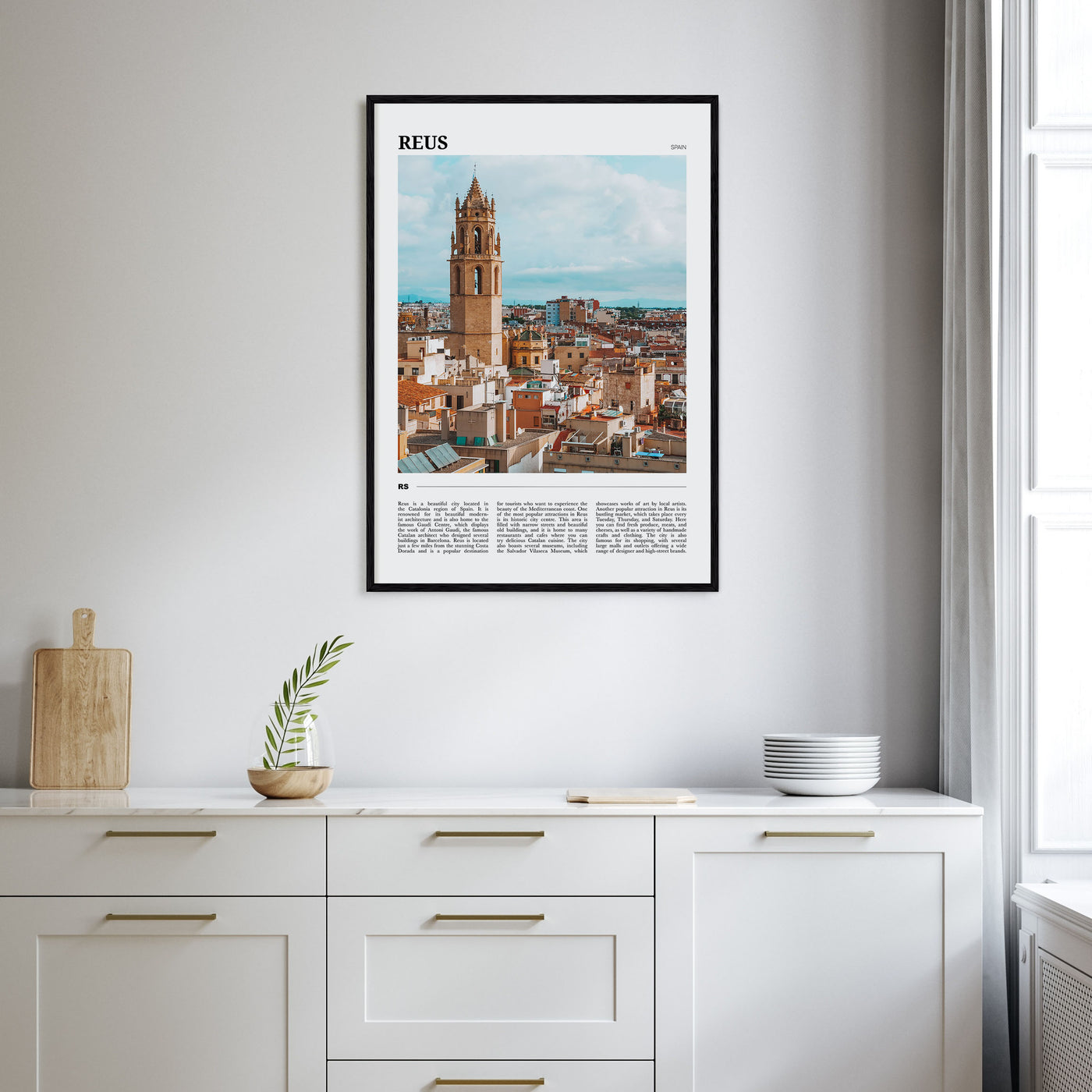 Reus Travel Color Poster