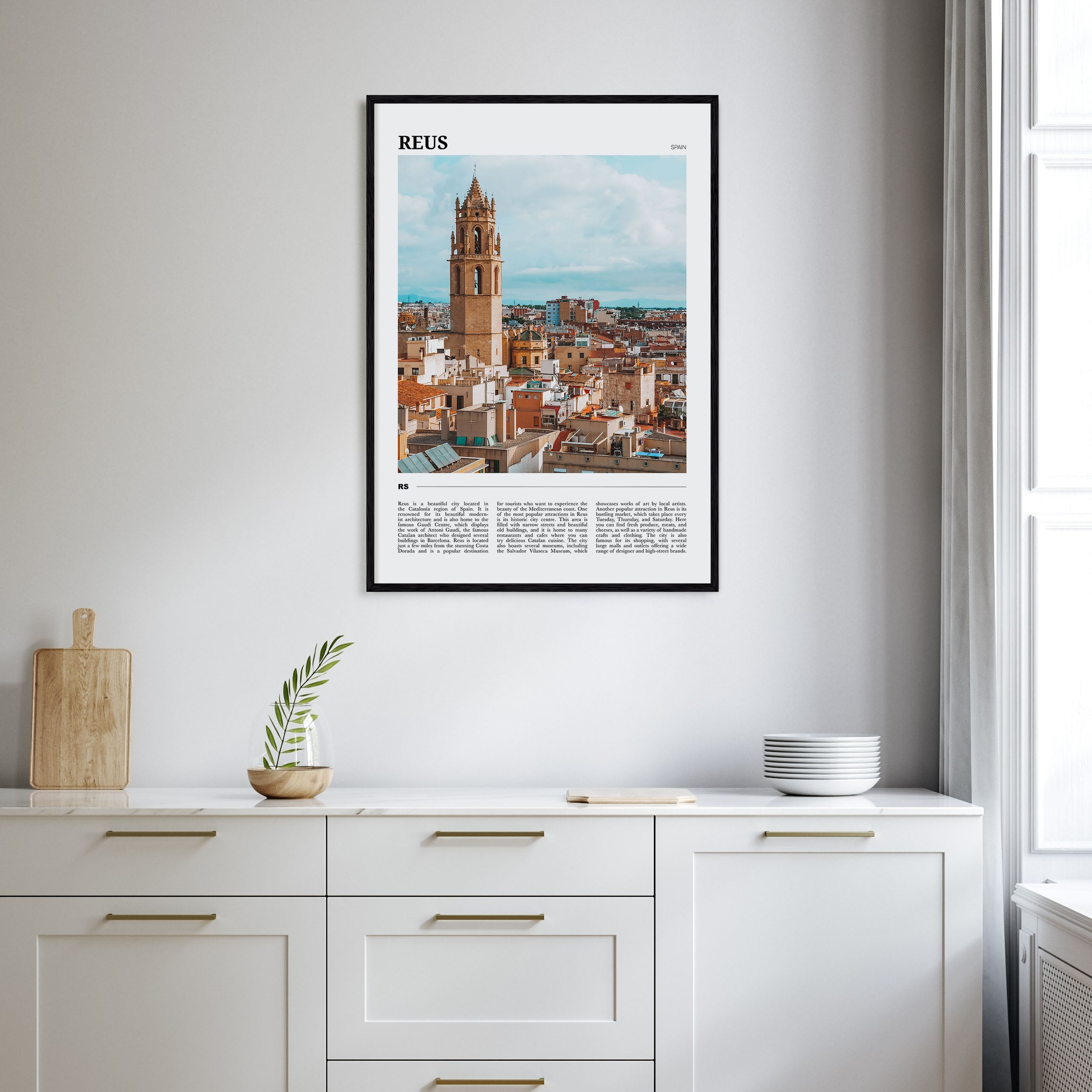 Reus Travel Color Poster