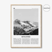 Revelstoke Print Black and White, Revelstoke Wall Art, Revelstoke Poster, Revelstoke Photo, Revelstoke Wall Décor, British Columbia, Canada