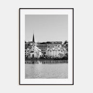 Reykjavík Photo B&W Poster