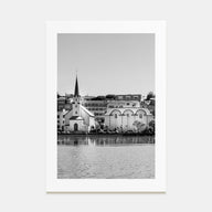 Reykjavík Photo B&W Poster