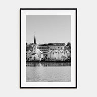 Reykjavík Photo B&W Poster
