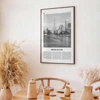 Rhode Island Print Black and White No 2, Rhode Island Wall Art, Rhode Island Poster, Rhode Island Photo, USA, United States, North America