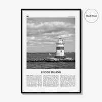 Rhode Island Print Black and White No 3, Rhode Island Art, Rhode Island Poster, Rhode Island Photo, Rhode Island Map