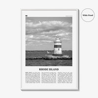 Rhode Island Print Black and White No 3, Rhode Island Art, Rhode Island Poster, Rhode Island Photo, Rhode Island Map