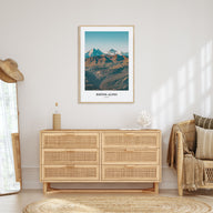 Rhône-Alpes Portrait Color Poster