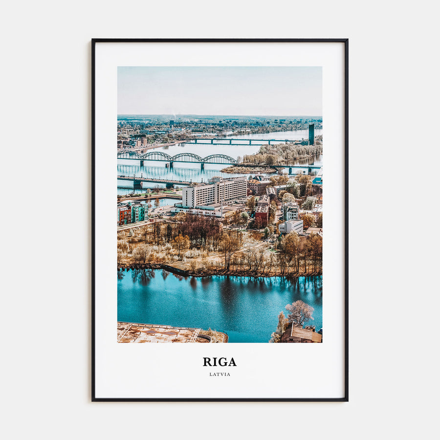 Riga Portrait Color Poster