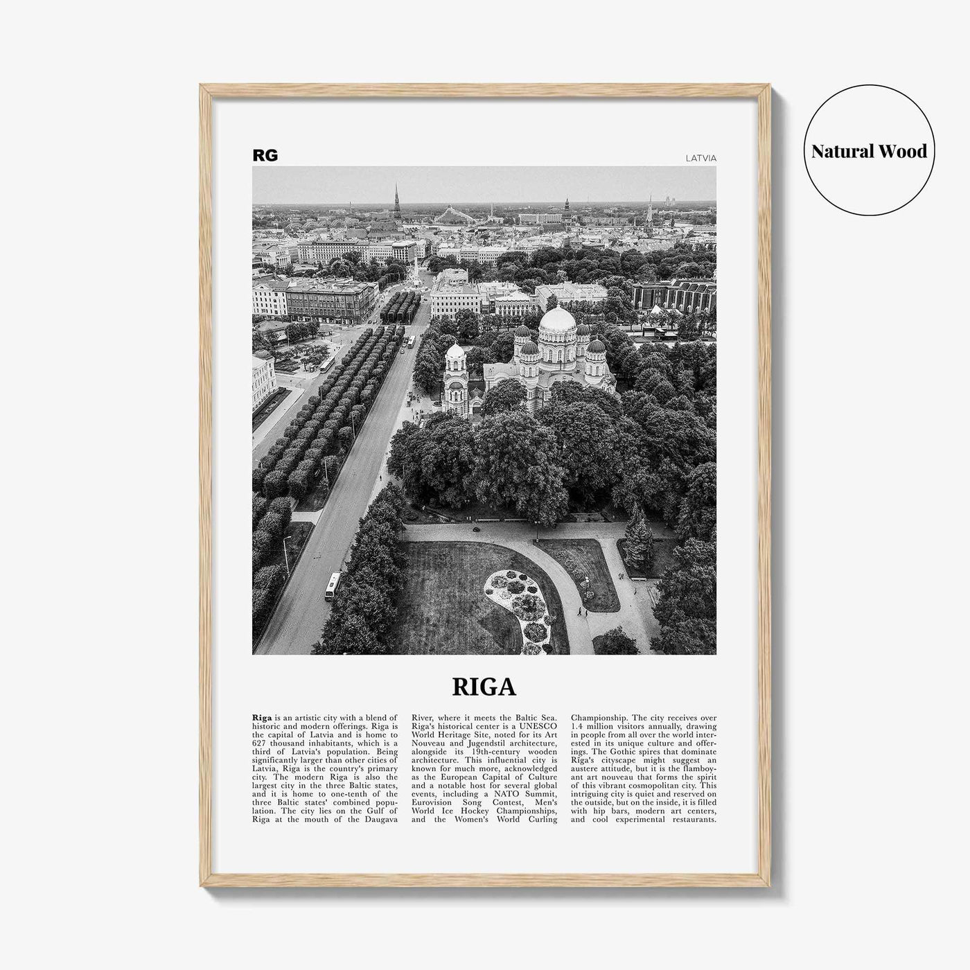 Riga Print Black and White, Riga Wall Art, Riga Poster, Riga Photo, Riga Wall Decor, Latvia, Rīga, Rīgõ, Latvija, Latvijas, Europe