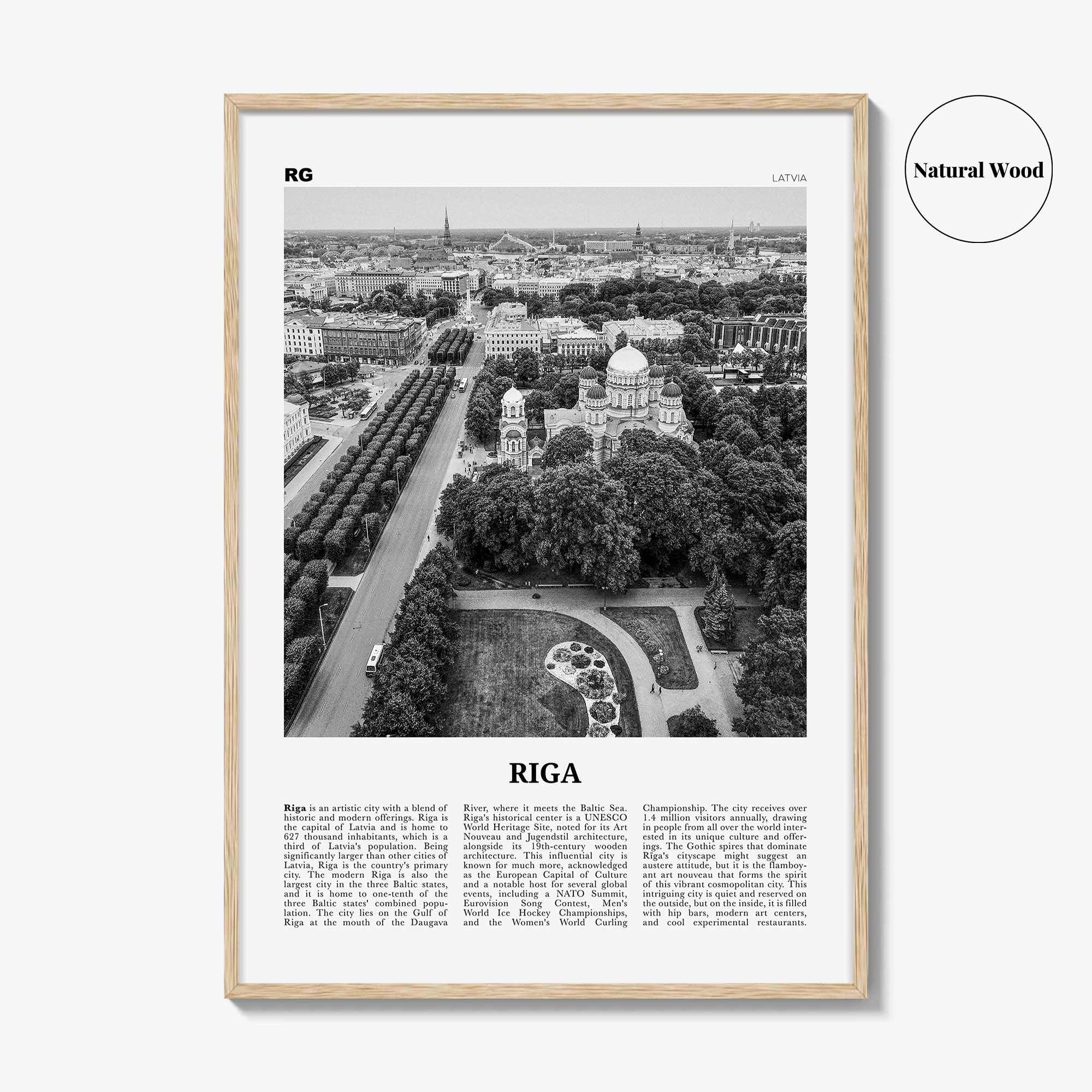 Riga Print Black and White, Riga Wall Art, Riga Poster, Riga Photo, Riga Wall Decor, Latvia, Rīga, Rīgõ, Latvija, Latvijas, Europe