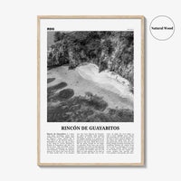 Rincon De Guayabitos Print Black and White, Rincón de Guayabitos Wall Art, Rincón de Guayabitos Poster, Rincón de Guayabitos Photo, Mexico