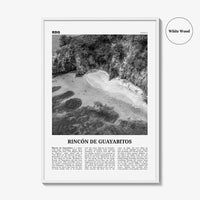 Rincon De Guayabitos Print Black and White, Rincón de Guayabitos Wall Art, Rincón de Guayabitos Poster, Rincón de Guayabitos Photo, Mexico