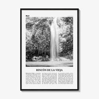 Rincon De La Vieja Print Black and White, Rincón de la Vieja Wall Art, Rincón de la Vieja Poster, Rincón de la Vieja Photo, Costa Rica