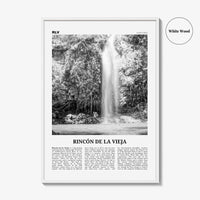 Rincon De La Vieja Print Black and White, Rincón de la Vieja Wall Art, Rincón de la Vieja Poster, Rincón de la Vieja Photo, Costa Rica