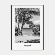 Rincón Portrait B&W Poster