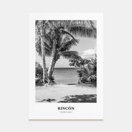 Rincón Portrait B&W Poster