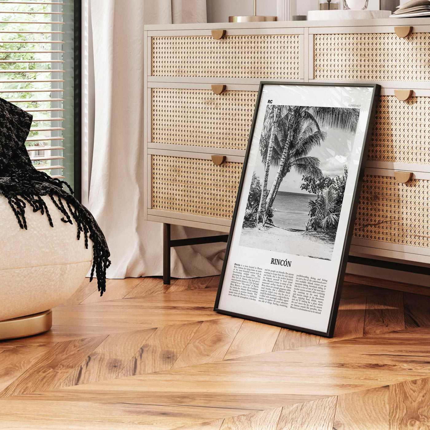 Rincon Print Black and White, Rincón Wall Art, Rincón Poster, Rincón Photo, Rincón Wall Décor, Puerto Rico, Caribbean, Añasco, Aguada