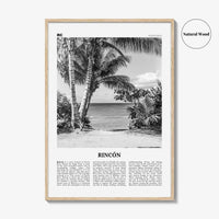 Rincon Print Black and White, Rincón Wall Art, Rincón Poster, Rincón Photo, Rincón Wall Décor, Puerto Rico, Caribbean, Añasco, Aguada