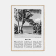 Rincón Travel B&W Poster