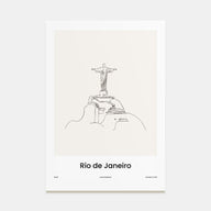 Rio de Janeiro Drawn No 2 Poster