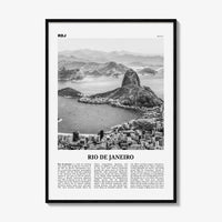 Rio de Janeiro Print Black and White No 1, Rio de Janeiro Wall Art, Rio de Janeiro Poster, Rio de Janeiro Photo, Brazil, Brasil, America