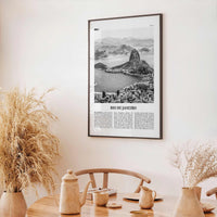Rio de Janeiro Print Black and White No 1, Rio de Janeiro Wall Art, Rio de Janeiro Poster, Rio de Janeiro Photo, Brazil, Brasil, America