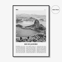 Rio de Janeiro Print Black and White No 1, Rio de Janeiro Wall Art, Rio de Janeiro Poster, Rio de Janeiro Photo, Brazil, Brasil, America