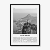 Rio de Janeiro Print Black and White No 2, Rio de Janeiro Wall Art, Rio de Janeiro Poster, Rio de Janeiro Photo, Brazil, Brasil