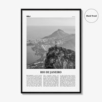 Rio de Janeiro Print Black and White No 2, Rio de Janeiro Wall Art, Rio de Janeiro Poster, Rio de Janeiro Photo, Brazil, Brasil