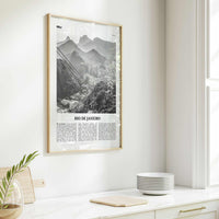 Rio de Janeiro Print Black and White No 3, Rio de Janeiro Wall Art, Rio de Janeiro Poster, Rio de Janeiro Photo, Brazil, Brasil