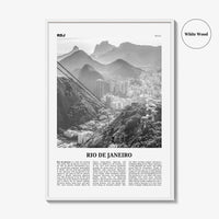 Rio de Janeiro Print Black and White No 3, Rio de Janeiro Wall Art, Rio de Janeiro Poster, Rio de Janeiro Photo, Brazil, Brasil