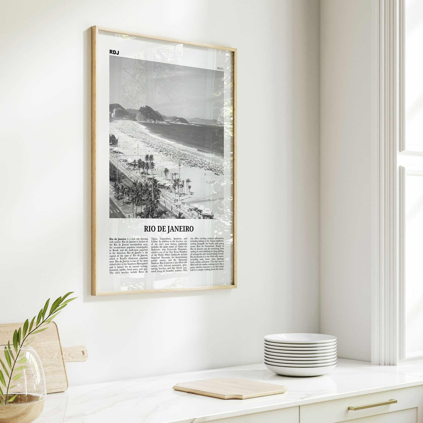 Rio de Janeiro Print Black and White No 4, Rio de Janeiro Wall Art, Rio de Janeiro Poster, Rio de Janeiro Photo, Brazil, Brasil, America