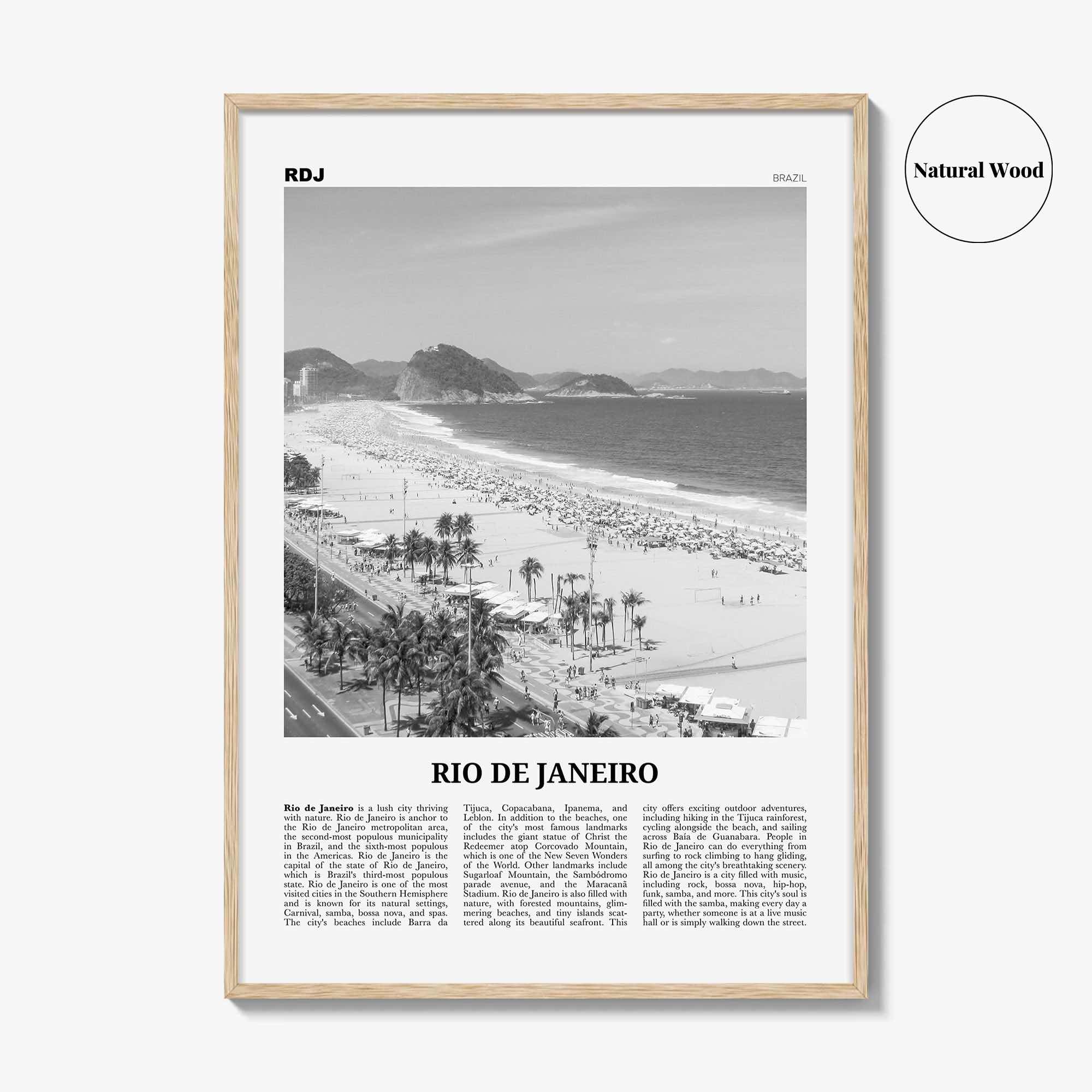 Rio de Janeiro Print Black and White No 4, Rio de Janeiro Wall Art, Rio de Janeiro Poster, Rio de Janeiro Photo, Brazil, Brasil, America