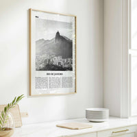 Rio de Janeiro Print Black and White No 5, Rio de Janeiro Wall Art, Rio de Janeiro Poster, Rio de Janeiro Photo, Brazil, Brasil