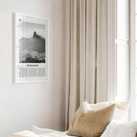 Rio de Janeiro Print Black and White No 5, Rio de Janeiro Wall Art, Rio de Janeiro Poster, Rio de Janeiro Photo, Brazil, Brasil