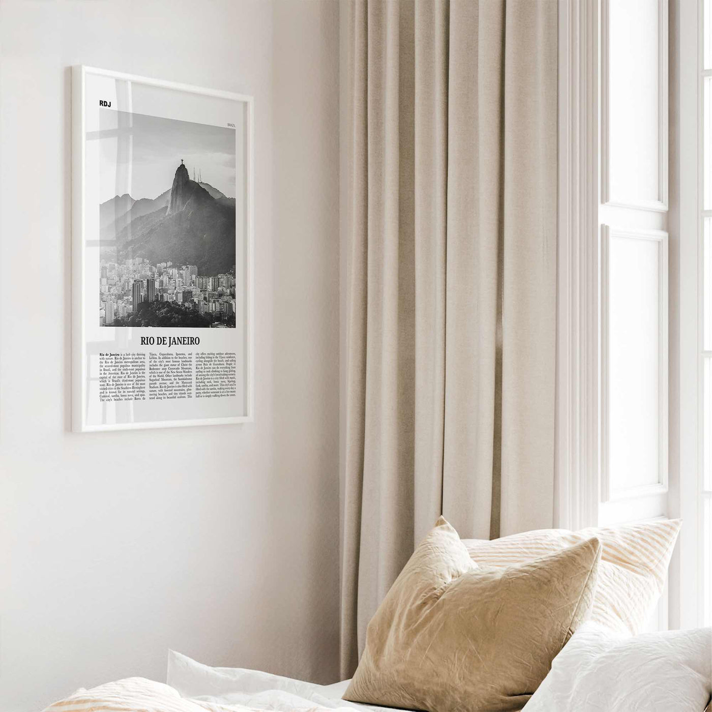 Rio de Janeiro Print Black and White No 5, Rio de Janeiro Wall Art, Rio de Janeiro Poster, Rio de Janeiro Photo, Brazil, Brasil