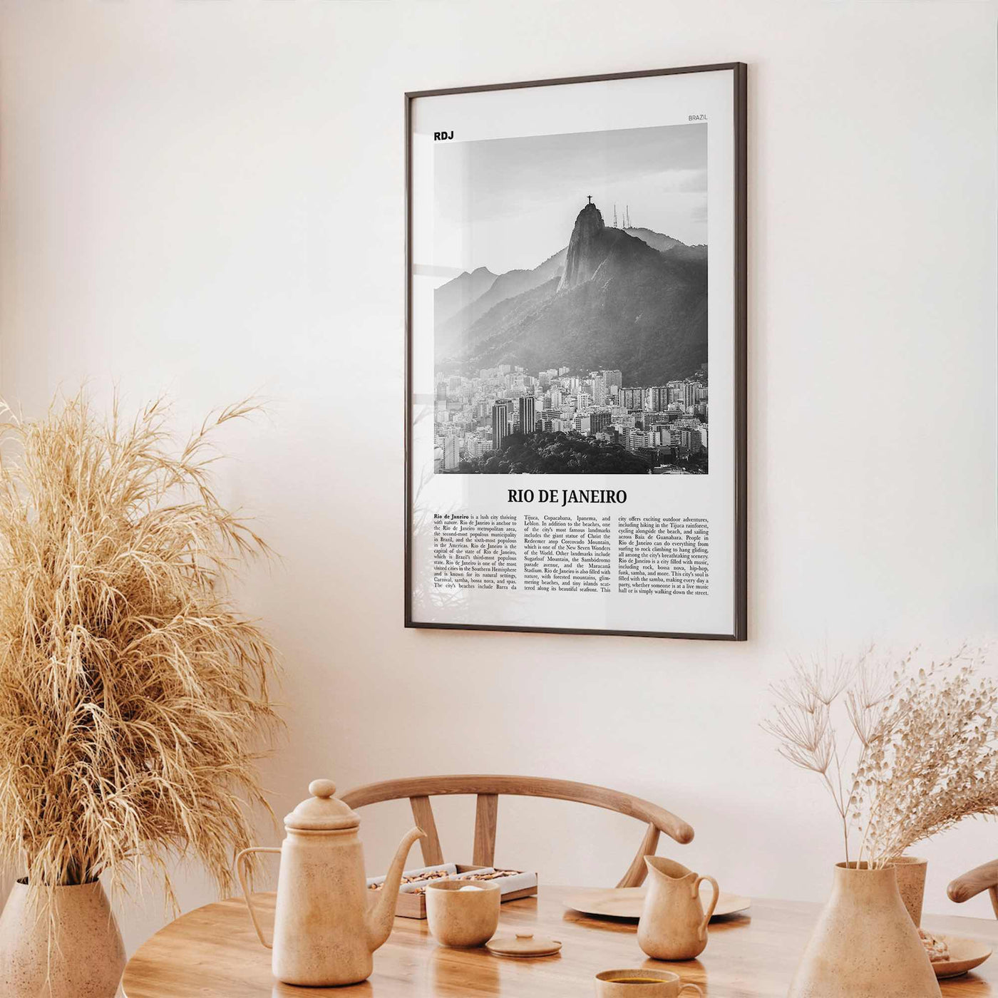 Rio de Janeiro Print Black and White No 5, Rio de Janeiro Wall Art, Rio de Janeiro Poster, Rio de Janeiro Photo, Brazil, Brasil