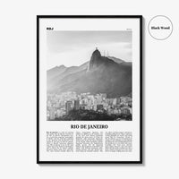 Rio de Janeiro Print Black and White No 5, Rio de Janeiro Wall Art, Rio de Janeiro Poster, Rio de Janeiro Photo, Brazil, Brasil