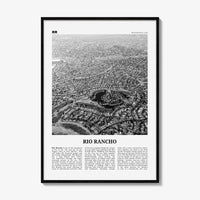 Rio Rancho Print Black and White, Rio Rancho Wall Art, Rio Rancho Poster, Rio Rancho Photo, Rio Rancho Wall Décor, New Mexico, USA