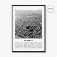 Rio Rancho Print Black and White, Rio Rancho Wall Art, Rio Rancho Poster, Rio Rancho Photo, Rio Rancho Wall Décor, New Mexico, USA