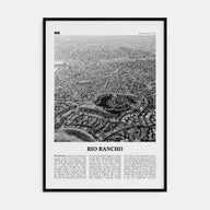 Rio Rancho Travel B&W Poster