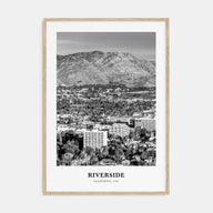 Riverside Portrait B&W Poster