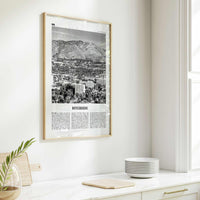 Riverside Print Black and White, Riverside Wall Art, Riverside Poster, Riverside Photo, California, USA, United States, North America